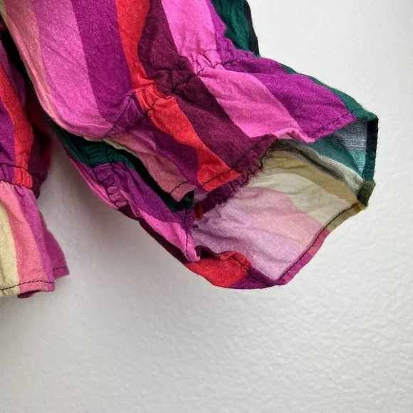 LPA Lelia Crop Trop in Multi Colored Stripe #204 - Picture 7 of 8